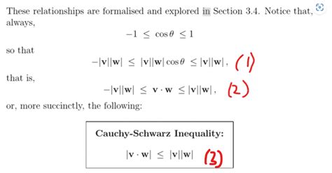 Derivation of Cauchy-Schwarz Inequality