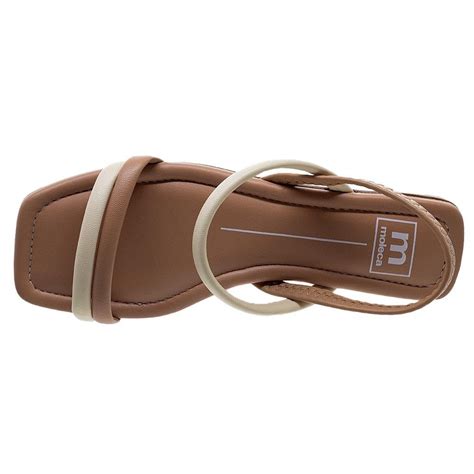 Sandália Rasteira Feminina Moleca 5462 111 Nude Bege