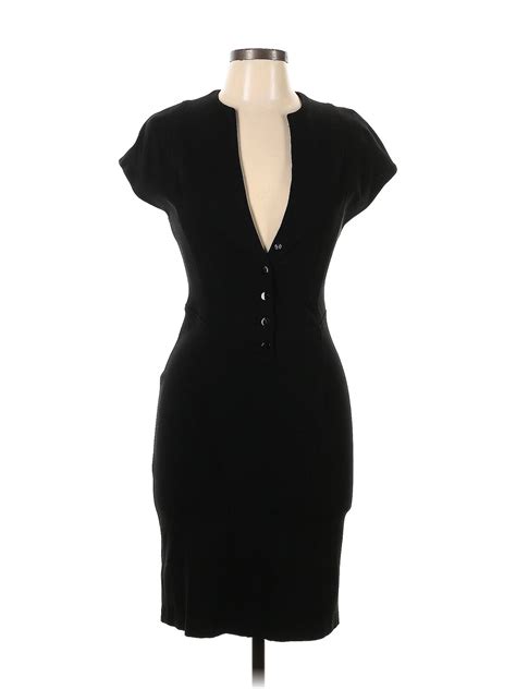 Catherine Malandrino Women Black Casual Dress M Ebay