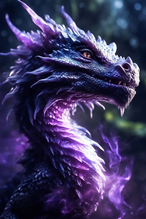 Purple Fire Dragon