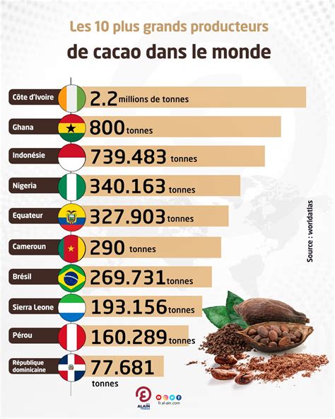 Les 10 Plus Grands Producteurs De Cacao Dans Le Monde