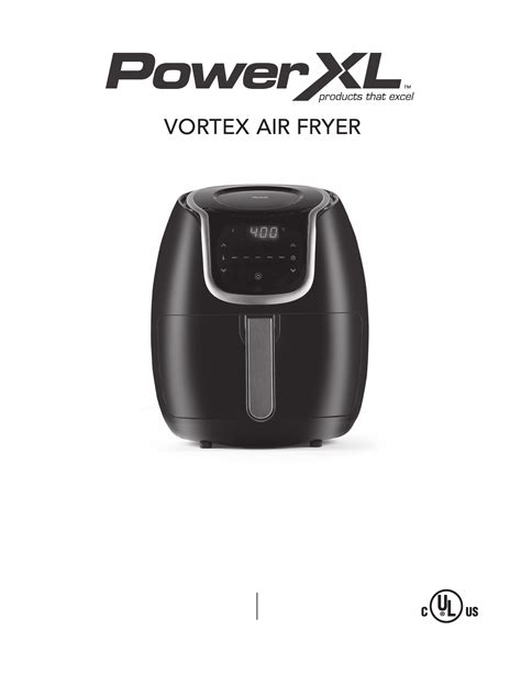 User Manual Powerxl Vortex Air Fryer Hf 1096ts English 16 Pages