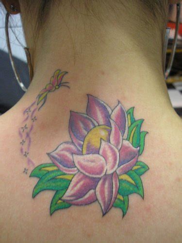 Purple Water Lotus Tattoo Tattooimagesbiz