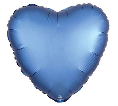 Azure Blue Heart Balloons | Blue Mylar Heart Balloons | Blue Baby ...