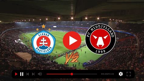 Livestream Tv Slovan Mod Midtjylland Direkte Live Uefa Champions