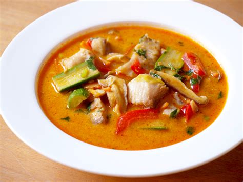 Thai Fish Curry Soup Creatively Delish