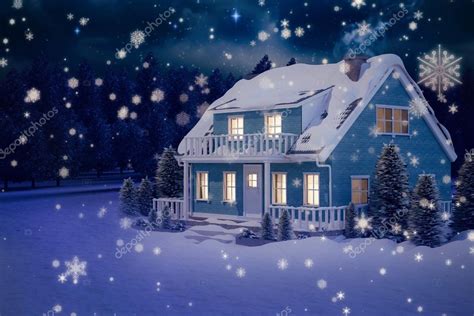 House Covered In Snow Stock Photo Wavebreakmedia 127611064