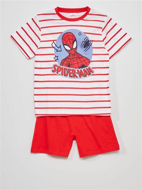 Pyjama Spider Man 2 Pièces Rouge Kiabi 7 50€