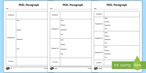 Peel Writing Paragraph Worksheet Twinkl Teacher Made