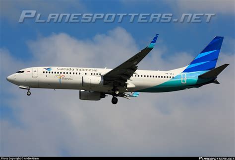 PK GFJ Garuda Indonesia Boeing 737 86N WL Photo By Andre Giam ID