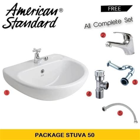 Jual Wastafel Studio Set Komplit American Standard Jakarta Pusat