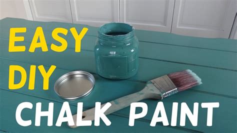 How To Make Paint Chalk Paint At Virginia Martin Blog