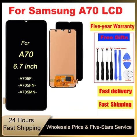 100% Tested 6.7" LCD Display For Samsung Galaxy A70 LCD Display Touch ...