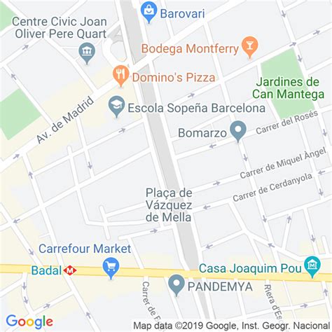 C Digo Postal Calle Brasil Rambla En Barcelona Codigopostalde Es