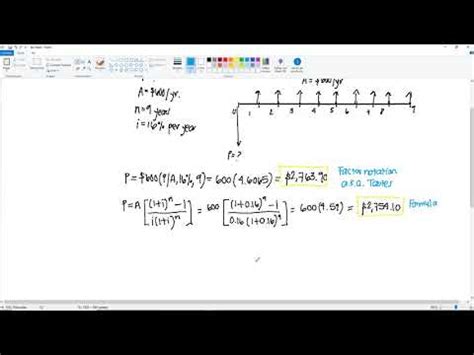 Engineering Economics A P P A Youtube