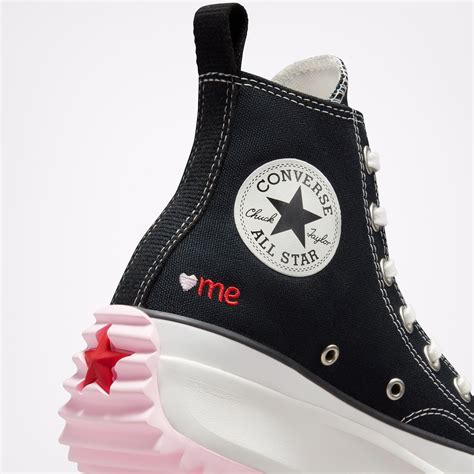 Converse Crafted With Love Run Star Hike Kadın Siyah Sneaker Kadin Spor