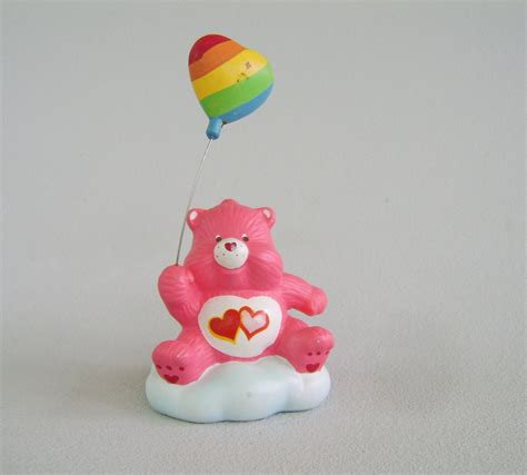 Vintage Ceramic Care Bear Figurine Love A Lot By Uncommonvintage