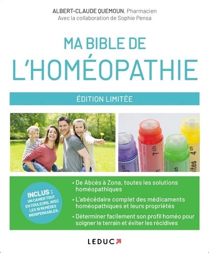 Ma Bible De L Hom Opathie De Albert Claude Quemoun Grand Format