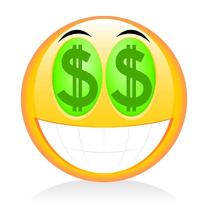 Emoji Emoticon Dollar Sign Stock Illustration - Download Image Now - Business Finance and ...