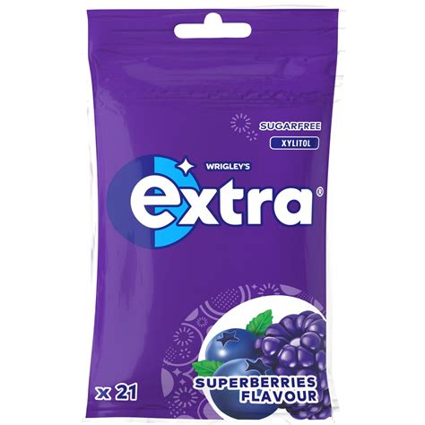 EXTRA Gum Superberries 21 St Ditt Svenska Skafferi