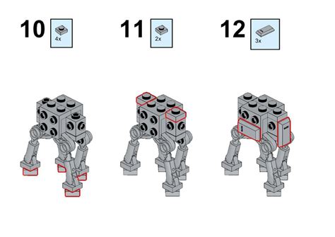 Instructions to Build a Mini LEGO AT-AT - BrickNerd - All things LEGO and the LEGO fan community