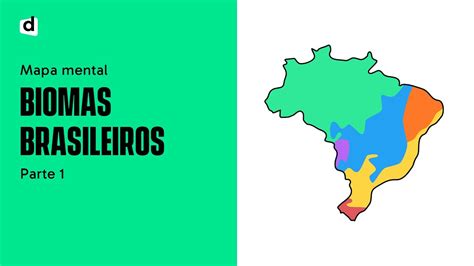 Biomas Brasileiros Parte Geografia Mapa Mental Quer Que