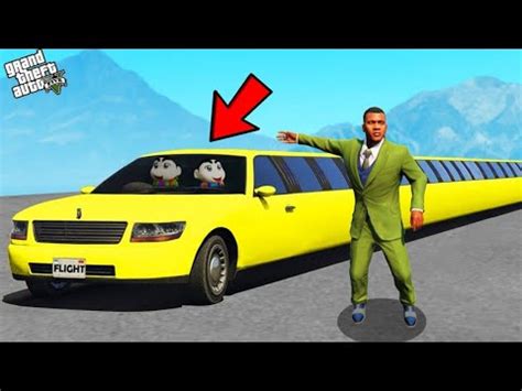 Franklin And Shinchan Make A World Longest Car In GTA 5 YouTube