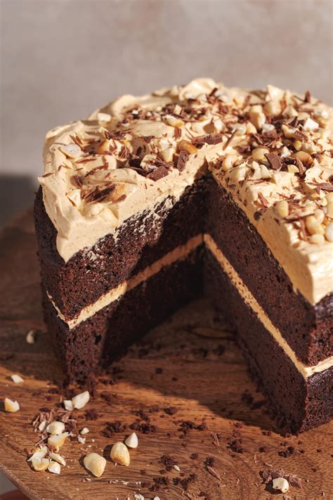 Chocolate Cake With Peanut Butter Frosting Teak And Thyme