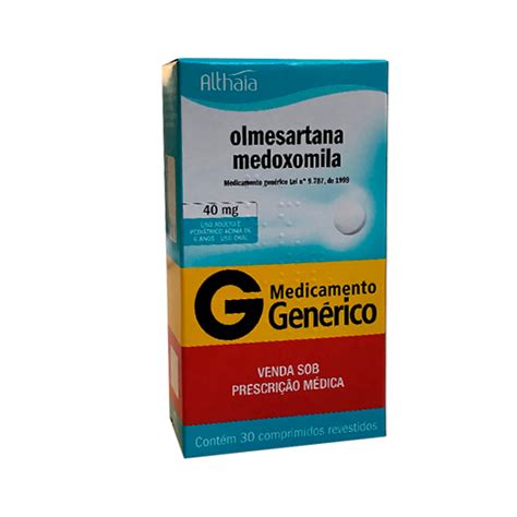 Olmesartana Medoxomila Mg Comprimidos Fsl Farma Drogaria E