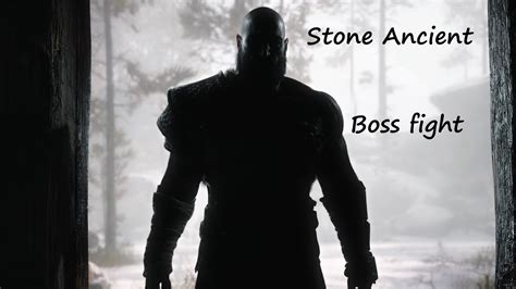 God Of War Stone Ancient Boss Complete Walkthrough K Youtube