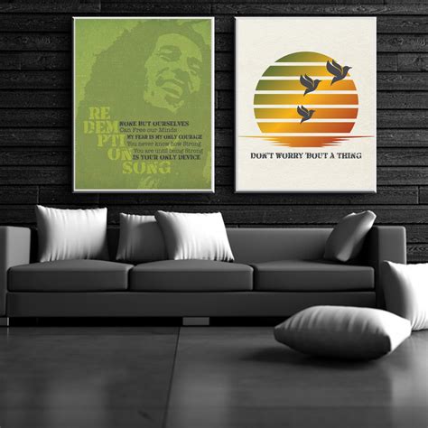 Bob Marley – Song Lyrics Art