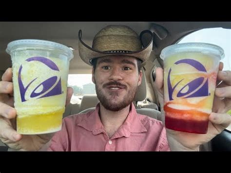 Taco Bell Strawberry Limonada And Vanilla Creme Limonada Review YouTube