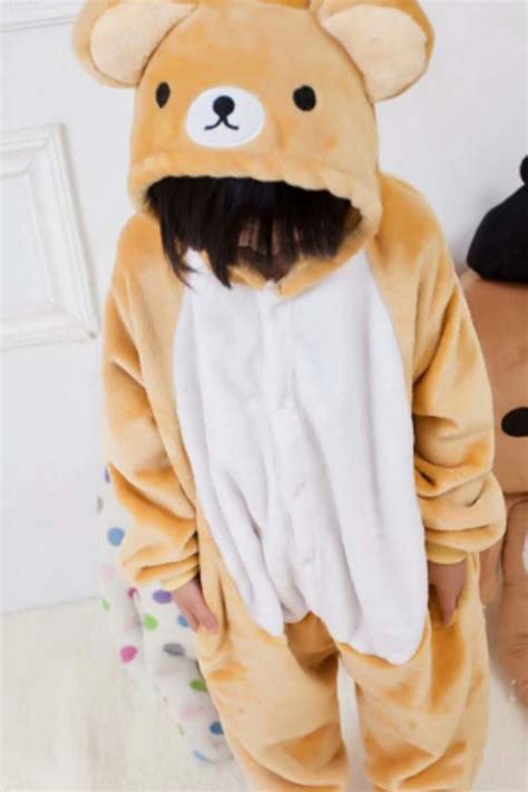 Fluffy Hukkuma Bear Kids Onesie | Onesieful - ShopperBoard