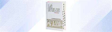 La Biblia Latinoamérica Letra Grande Cartoné Blanca Con Uñeros