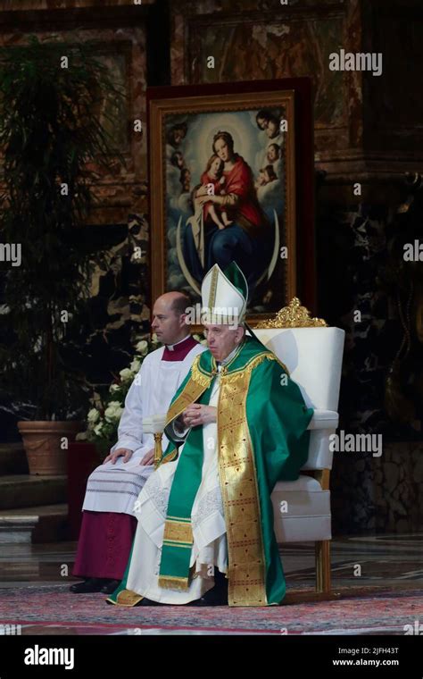 July Pope Francis Concelebrates With Cardinal Paul Richard