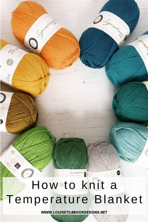 How To Knit A Temperature Blanket And Why Louise Tilbrook