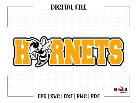 Hornet Svg Hornets Svg Hornet Hornet Mascot School Svg Etsy Svg