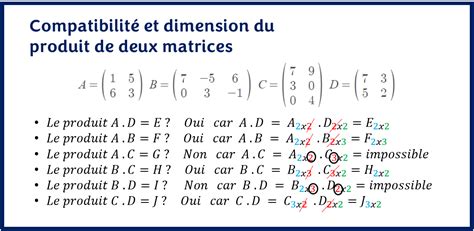 OpÉrations Sur Les Matrices