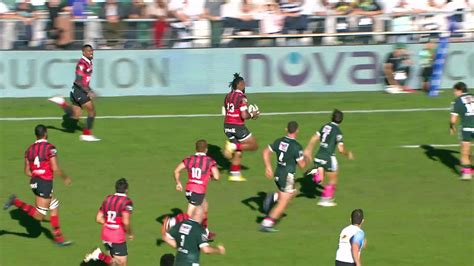 TOP 14 Essai De Jiuta WAINIQOLO RCT Section Paloise RC Toulon