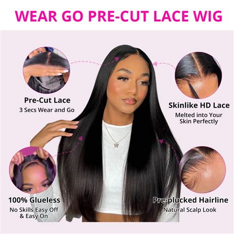 Ombre Honey Blonde Wear Go Glueless Body Wave X Pre Cut Hd Lace