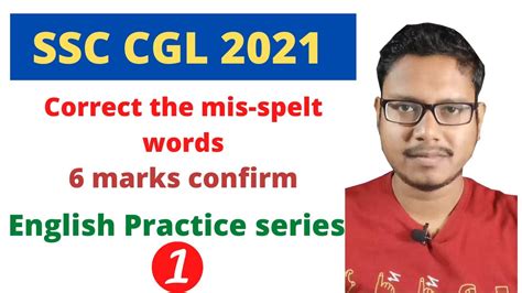 Correct The Misspelled Words Ssc Cgl Chsl Wbcs Wbp Constable