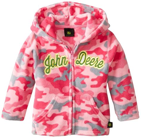 Amazon.com: John Deere Baby Girls' Microfleece, Pink Camo, 12 Months ...