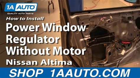 How To Replace Window Regulator 98 01 Nissan Altima YouTube