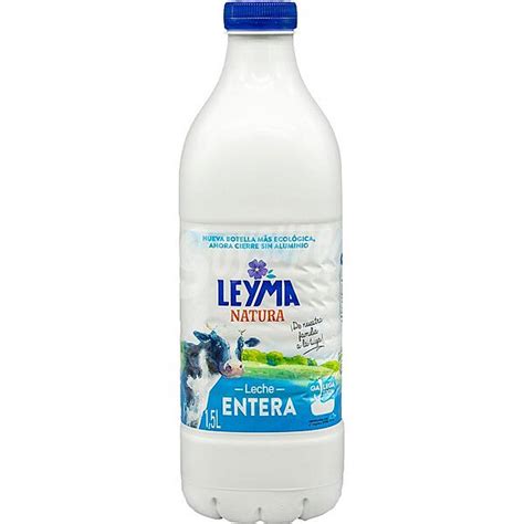 Leyma Natura Leyma Leche De Vaca Entera De Origen 100 Gallega Natura 6 X 1 5 L