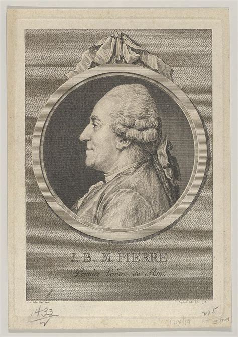 Portrait Of Jean Baptiste Marie Pierre Drawing By Augustin De Saint