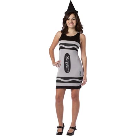 Crayola Dresses Teen Crayola Black Crayon Tank Dress Costume Poshmark