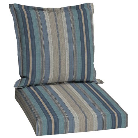 Allen Roth 21 In X 21 In 2 Piece Deep Seat Patio Chair Cushion At