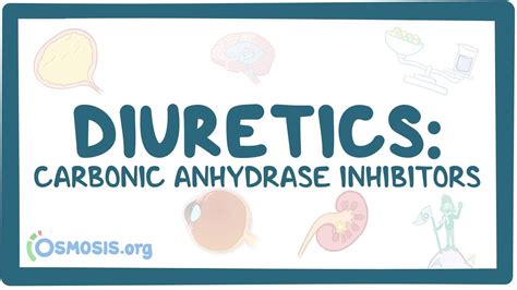 Carbonic anhydrase inhibitors: Video, Causes, & Meaning | Osmosis