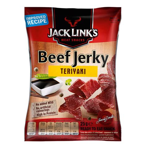 Jack Links Beef Jerky Teriyaki 25g Kotte And Zeller