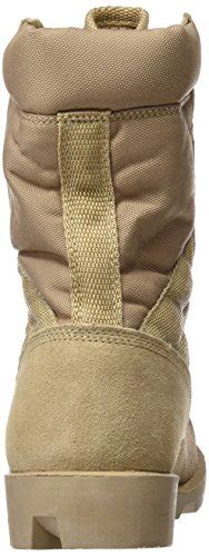 Us Army Desert Combat Jungle Patrol Mens Boots Tan Suede Leather Khaki